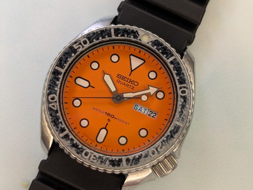 Seiko orange feb 1982 - feb,