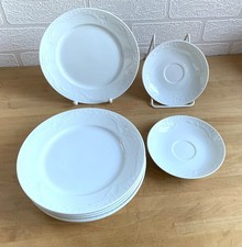 6x Furstenberg white plates &