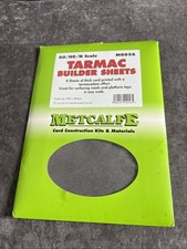 METCALFE OO/HO/N SCALE BUILDER MATERIALS CARD M0056 TARMAC SHEETS x 8