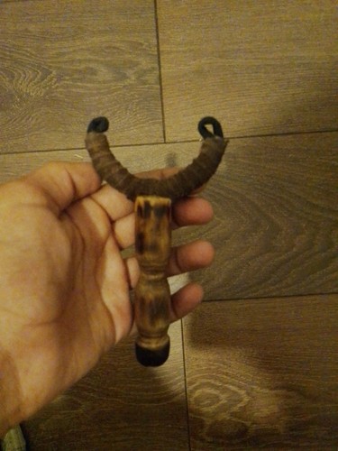 Wooden deer foot carved - deer,