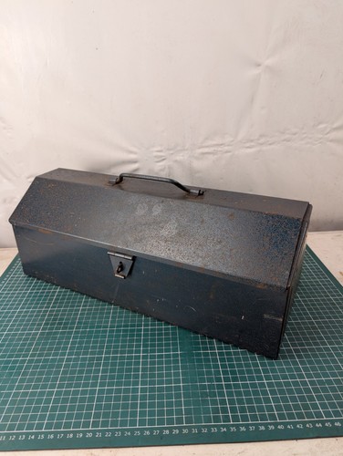 Vintage blue metal tool - vintage,