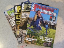 4 x Current Treasure Hunting Magazine August to November 2025 Detecting Finds