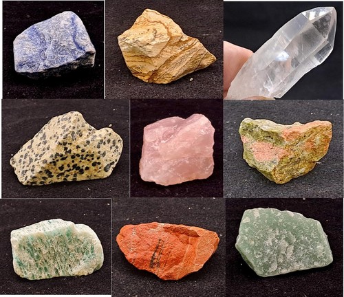 Crystal collection raw - raw, natural