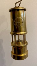 Vintage Brass Miner’s Lamp
