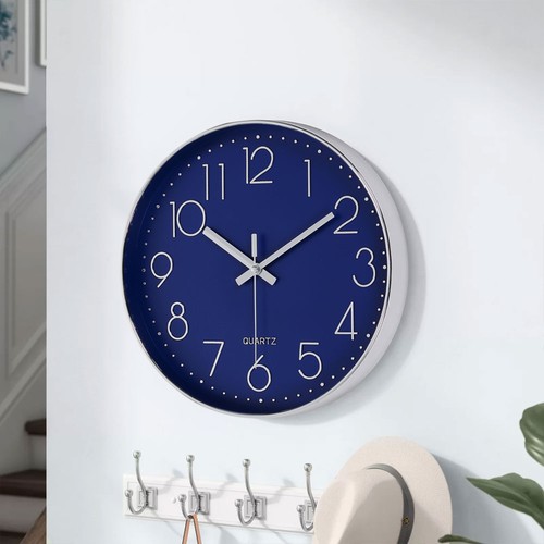Silent 12inch round wall - 12inch, clock