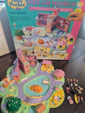 Vintage Polly Pocket Dream World 100% COMPLETE With Original Box Bluebird 1990's