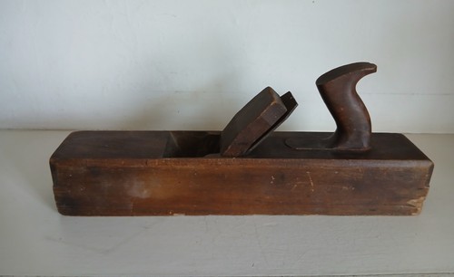 17in vintage wooden - block, hand