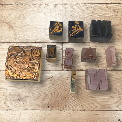 Vintage letterpress printing - letterpress,