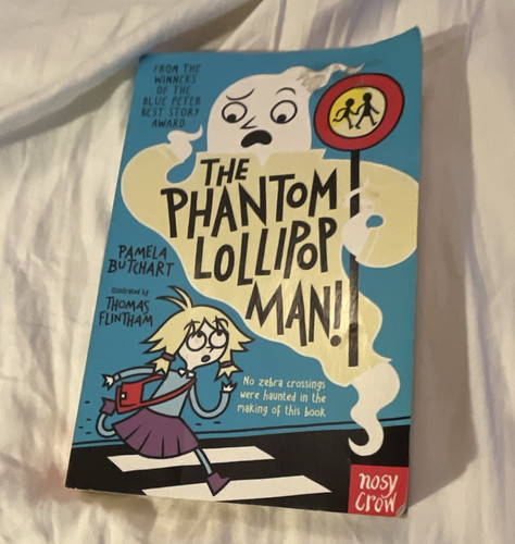 The phantom lollipop man by - man!,