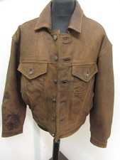 VINTAGE LEATHER TRUCKER