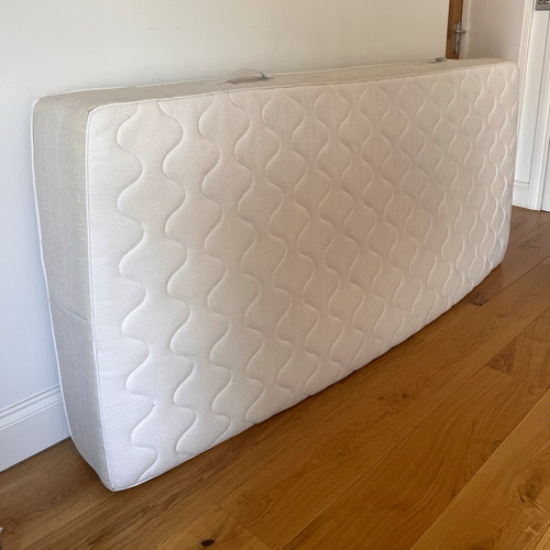 Ikea single white - white, mattress