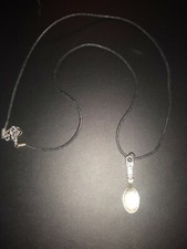 Spoon Charm Necklace (silver