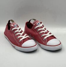 Converse Red Dainty Trainers Ox  547307F Size UK 5 EU 38 Chuck Taylor  All Star