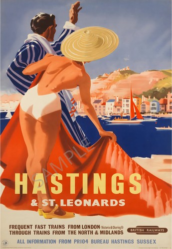 Vintage railway poster - vintage,