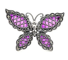 Butterfly Brooch Pin Sterling