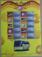 BC-002 2001 Eagle Coaches 75th Anniversary Business Smilers Sheet