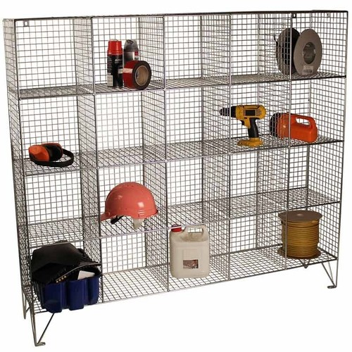 Large wire mesh lockers - wire,