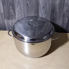 Hackman Large 18/10 Stainless Steel Stockpot Cooking Pot - 10L - 28cm - Finland
