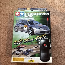 TAMIYA R/C MINI 4WD Kit Radio Control/Mini 4WD Peugeot 206 WRC RARE NIB 