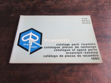 Vespa Piaggoo Ciao Boxer Bravo 1980 Parts Catalog Spare Parts Catalogo