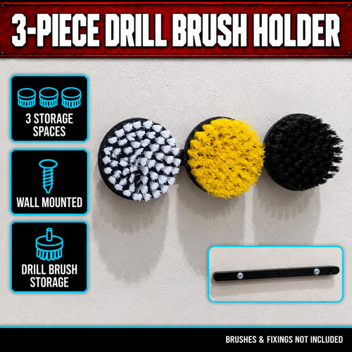 Piece drill brush - drill, wall