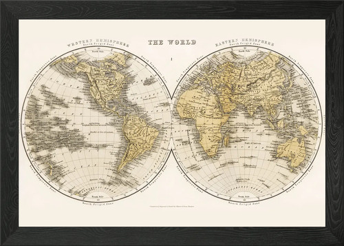 The world old - framed, wall