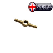 Two Way Banjo Brass Double Side Banjo fuel Union 10MM TO 6MM Hose Fitting