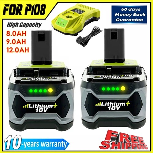 18v 0ah 12ah - 8.0ah, 9.0ah