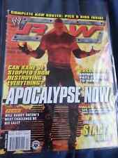 WWE WWF RAW HOLIDAY 2003 WRESTLING MAGAZINE KANE STACEY KEIBLER NO POSTER