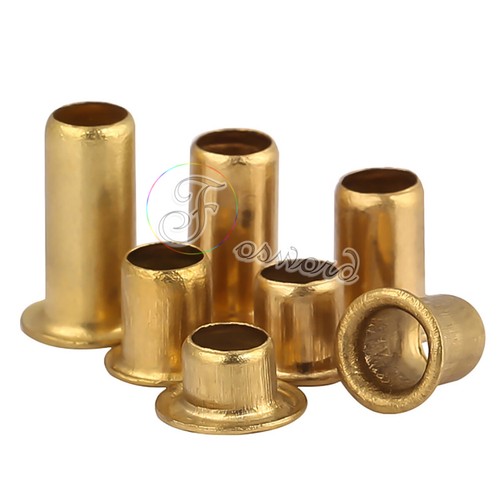 Brass hollow tubular rivets - tubular,