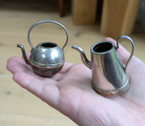 Pair miniature metal - of,