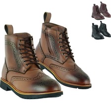 Black officer brogue - black,
