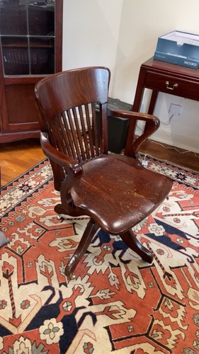 Antique swivel chair - antique,