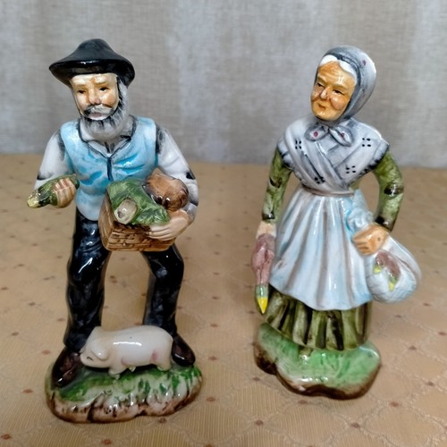 Vintage ceramic old man - old,