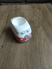 VW Camper Van Egg Cup Red