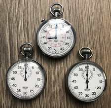 x3 Vintage Rare Heuer (pre-Tag