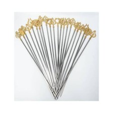 CANMAC KEBAB SHISH SKEWER KOFTE FOR BBQ GRILL CHARCOAL GRILL PACK OF 30 (45 cm)