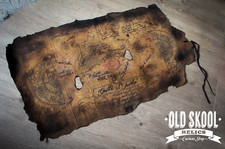 The Goonies High Quality Canvas Replica Movie Prop Pirate Treasure Map Retro 80s