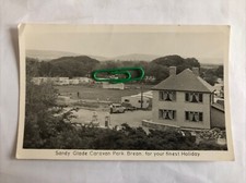 2x Sandy Glade Caravan Park Brean Somerset Unposted RPPC’s 1960’s?