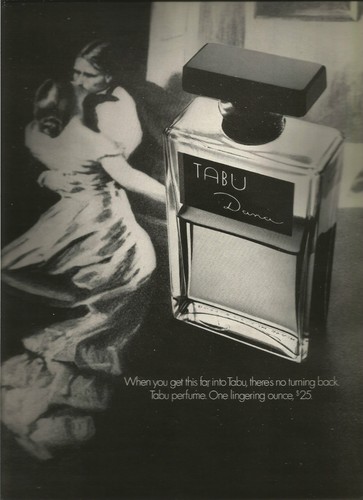 Dana tabu perfume ad - dana,