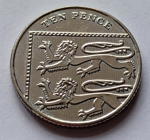 10p coin royal - (ten,