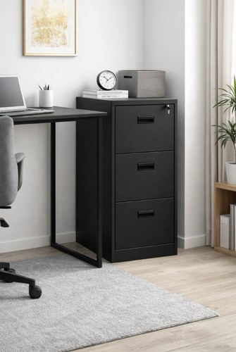 Black home office drawer - office,