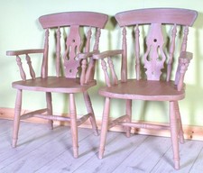 Delivery Options - Fiddleback Beech Carver Chairs Previously White Washed