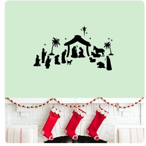 Large nativity scene - large,