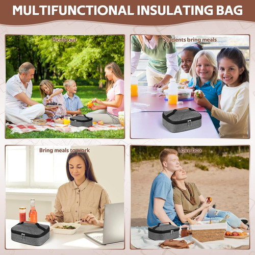 Insulated lunch bag for men - insulated,