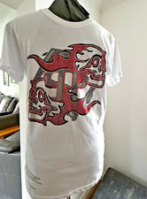 PHILIPP PLEIN  SKULL CREW NECK TEE MEDIUM SHIRT T-SHIRT RHINESTONE  Halloween