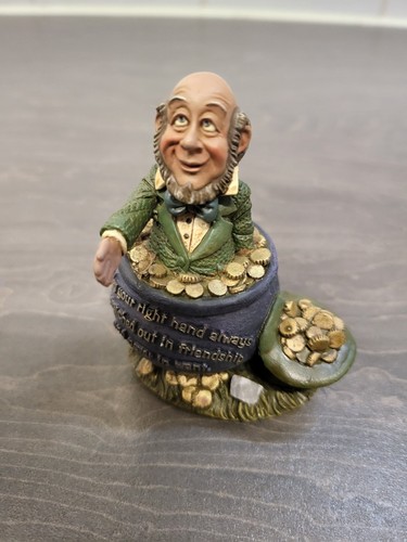 Pot gold figurine blarney - pot,