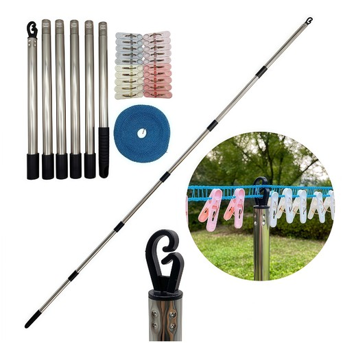 Adjustable washing line - adjustable, prop