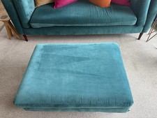 Sofa Workshop Sofa Suite (Listing for FOOTSTOOL), Emerald Clever Velvet