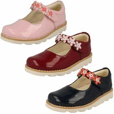 Girls Clarks Flower Strap